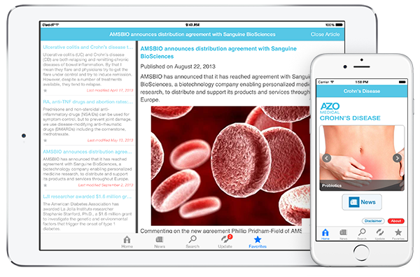 Crohn's Disease by AZoMedical App screenshots