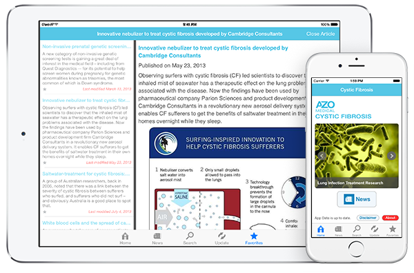 Cystic Fibrosis by AZoMedical App screenshots